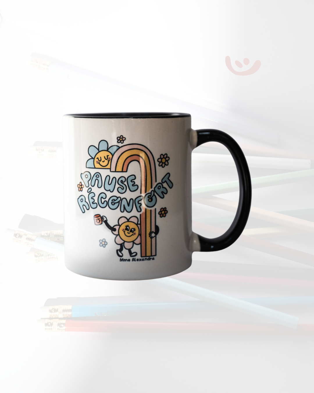 Tasse pause réconfort