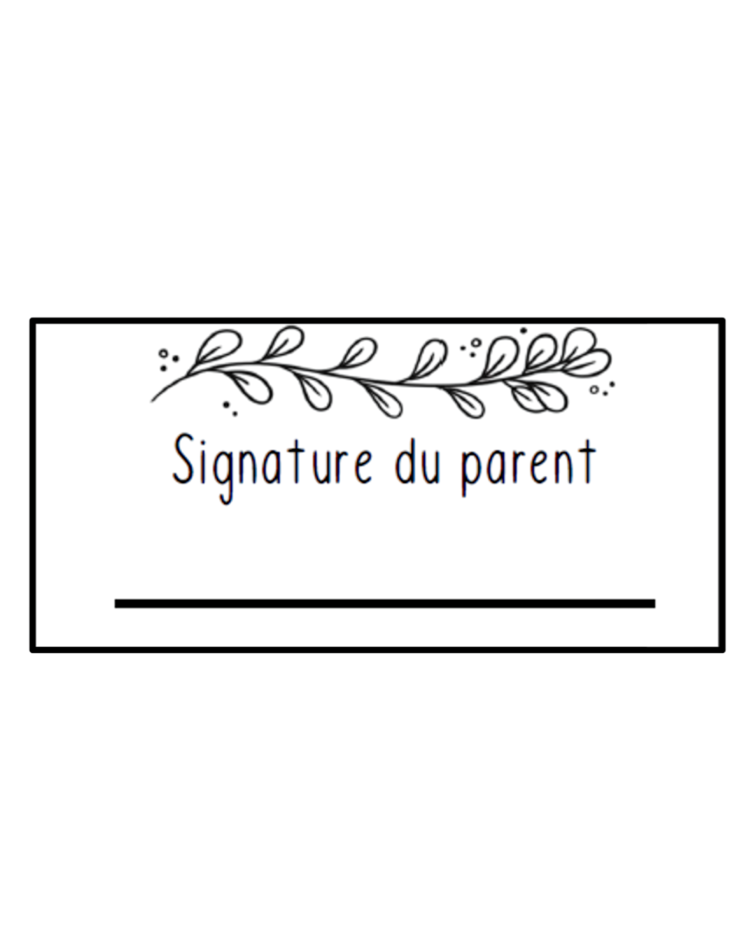 PARENT’S SIGNATURE