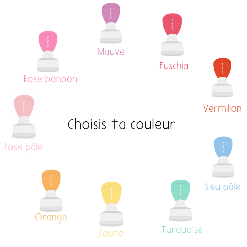 Étampes rondes personnalisées