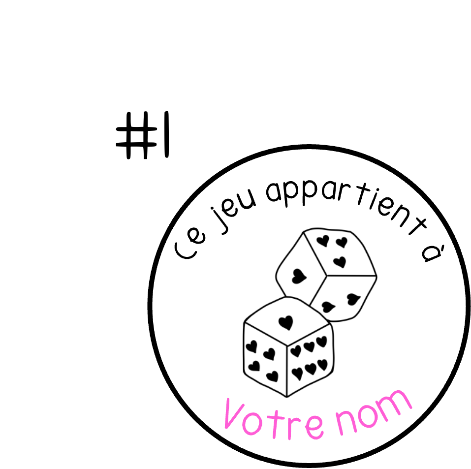Ce jeu appartient à (personnalisé)