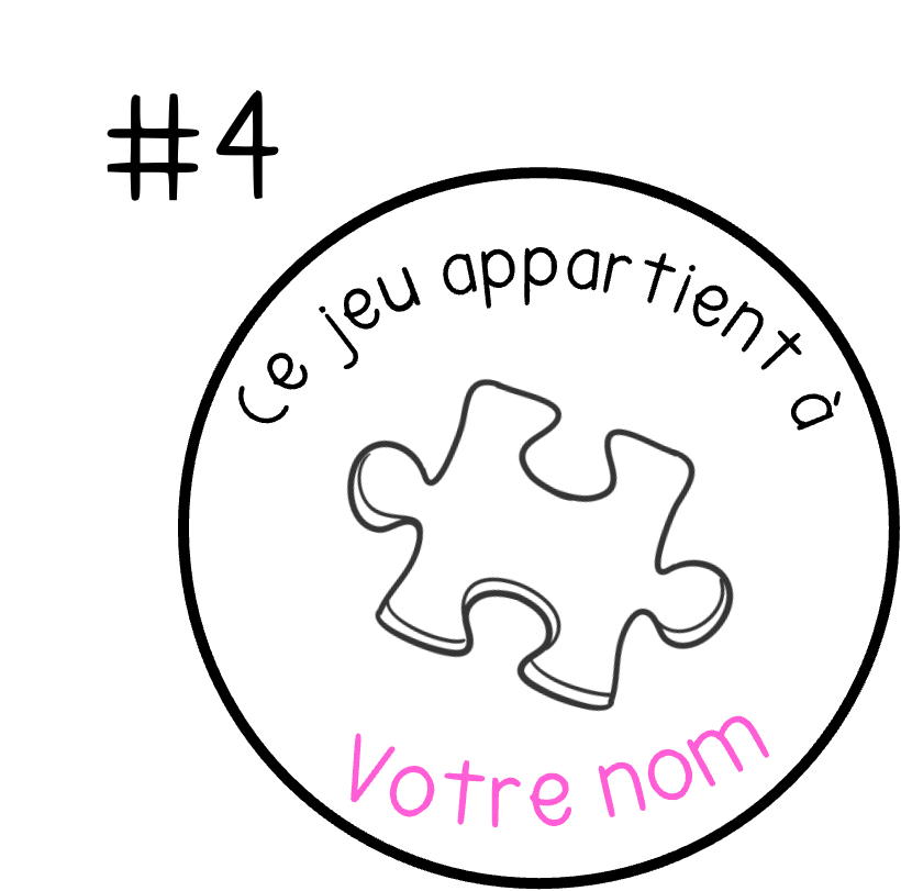 Ce jeu appartient à (personnalisé)