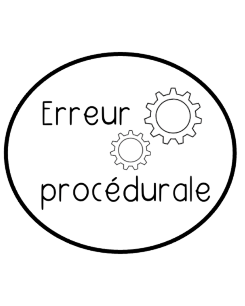 Erreur procédurale