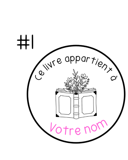 Ce livre appartient à (personnalisé)