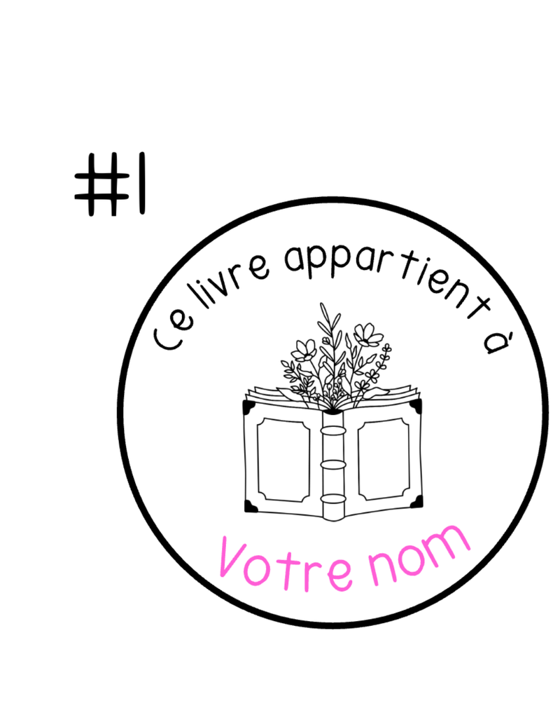 Ce livre appartient à (personnalisé)