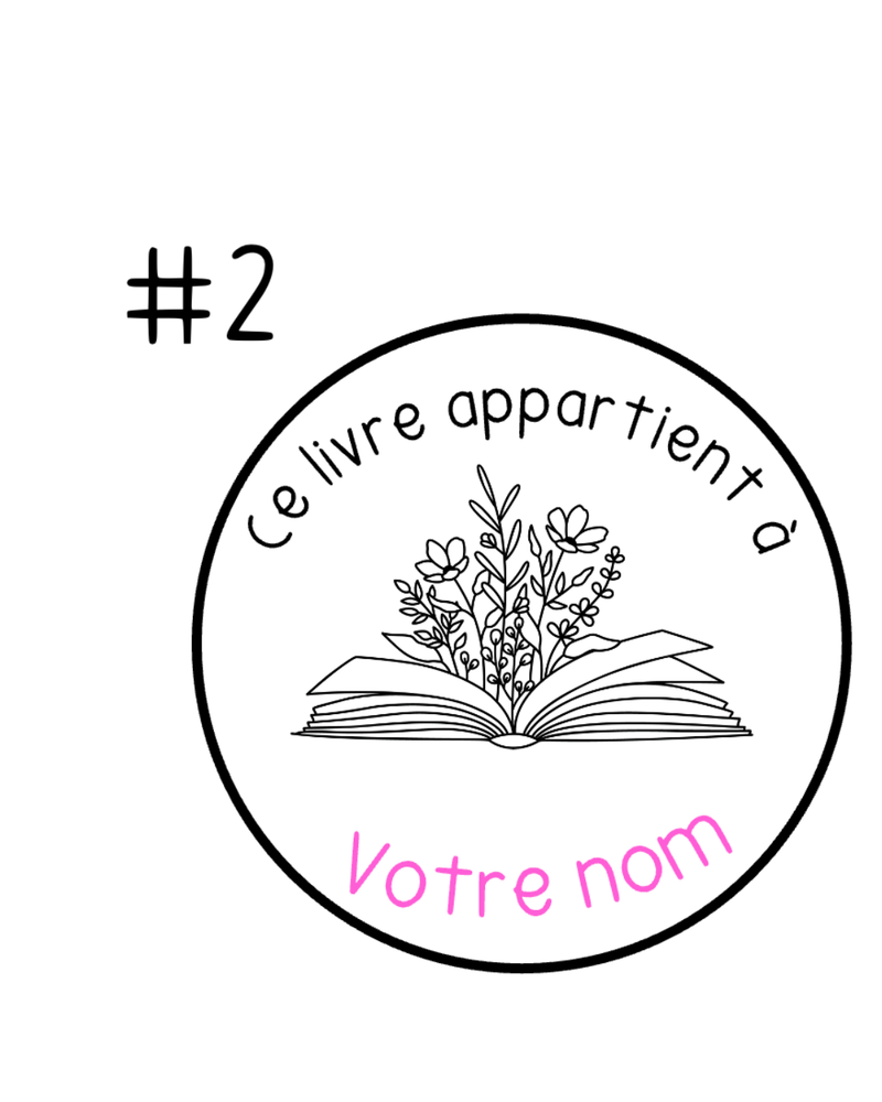 Ce livre appartient à (personnalisé)