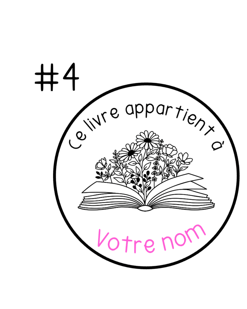 Ce livre appartient à (personnalisé)