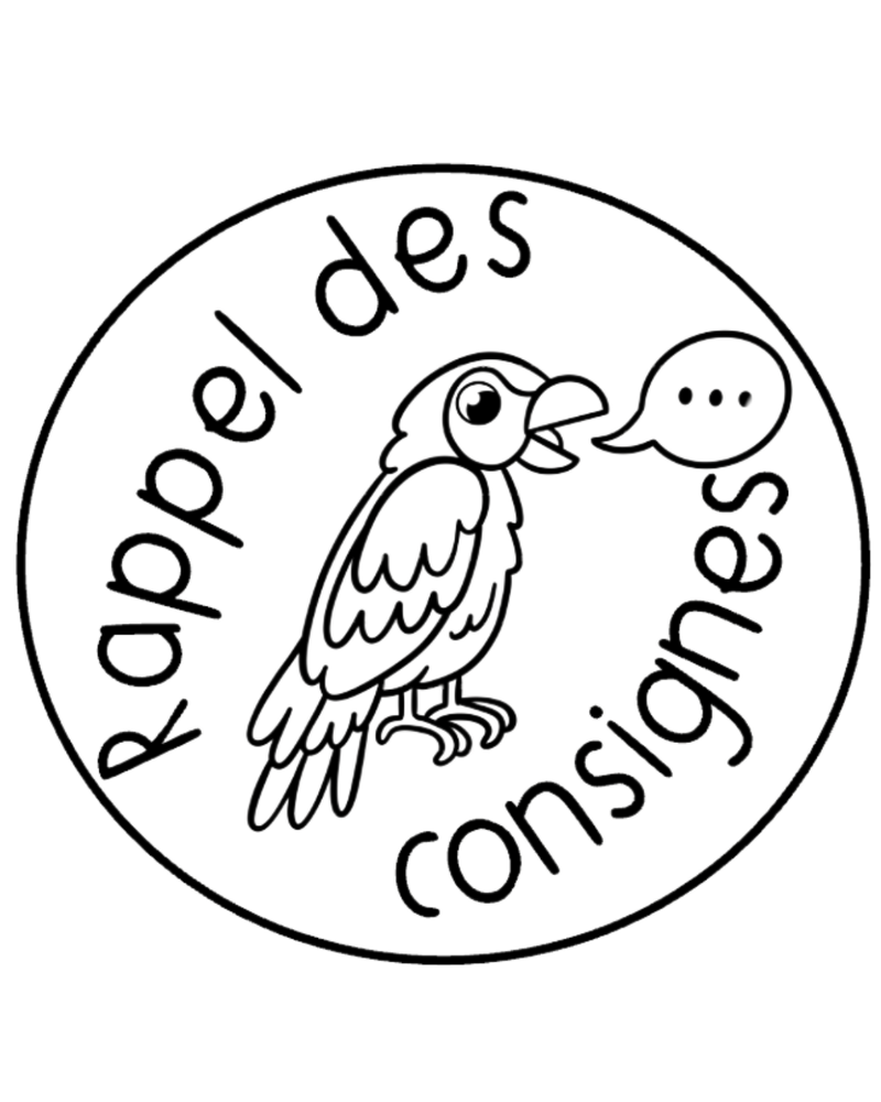 Rappel des consignes