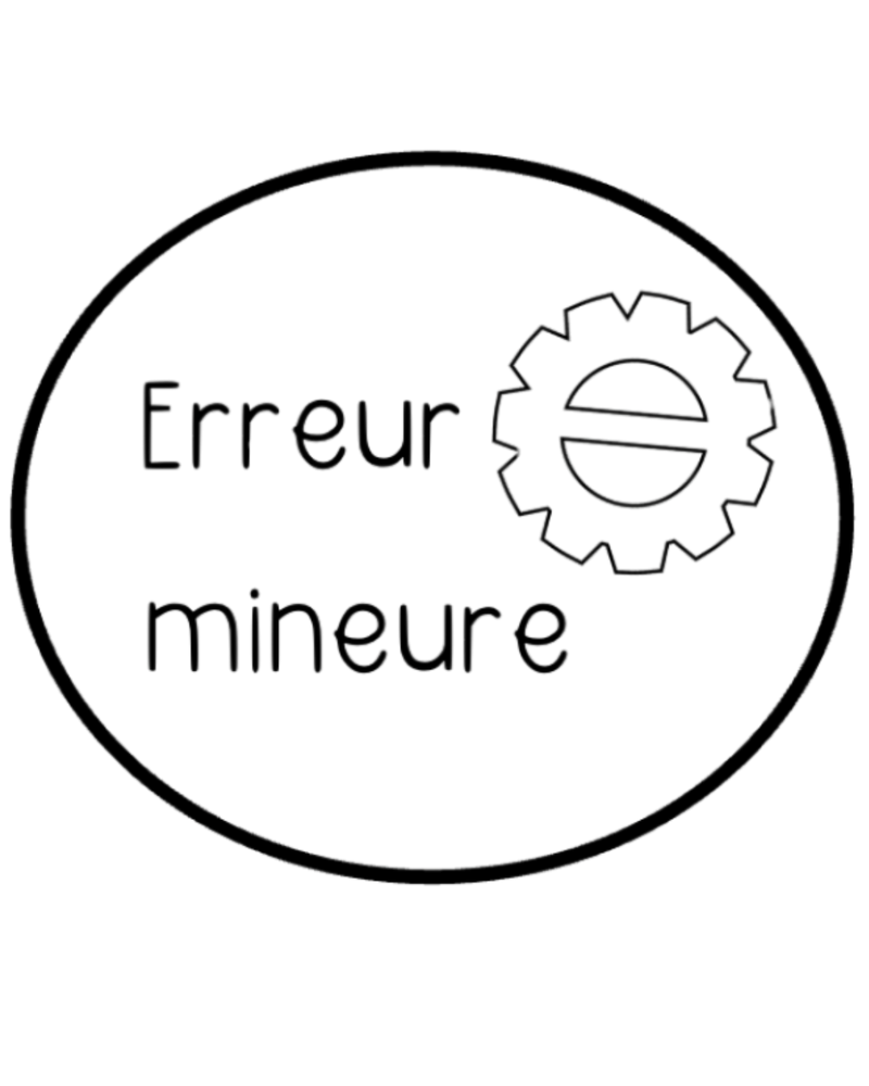 Erreur mineure