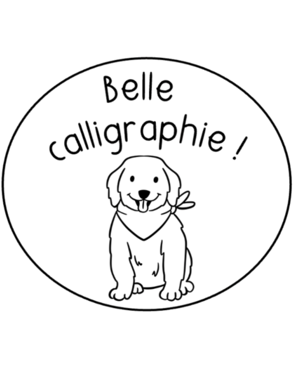 Belle calligraphie